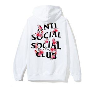 Anti Social Social Club Kkoch White Hoodie ASSC DS New
